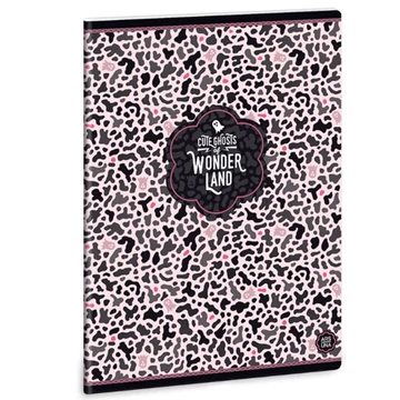 Ars Una: Wonderland Ghost Pink négyzethálós füzet A/5 40lapos