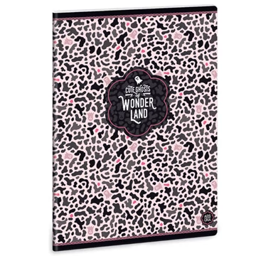 Ars Una: Wonderland Ghost Pink sima füzet A/5 40lapos