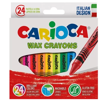 Zsírkréta készlet 24db - Carioca