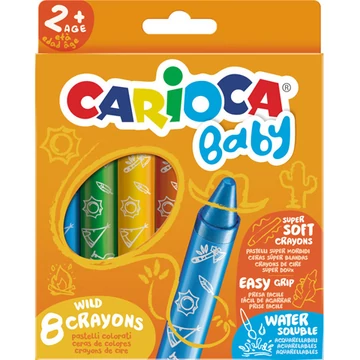 Lemosható extra puha Baby zsírkréta szett 8db - Carioca