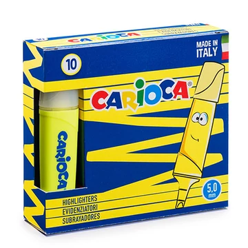Citromsárga szövegkiemelő filctoll 5 mm-es heggyel 1 db - Carioca