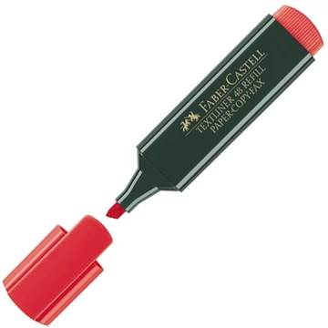 Faber-Castell: Szövegkiemelő 1548 piros színben