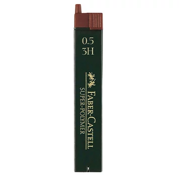 Faber-Castell: Super Polymer ironbetét 0,5mm, 12db-os, 3H
