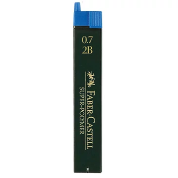 Faber-Castell: Super Polymer ironbetét 0,7mm, 12db-os, 2B