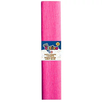 Krepp papír rózsaszín színben 50x200cm