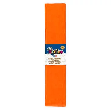 Krepp papír narancssárga színben 50 x 200 cm