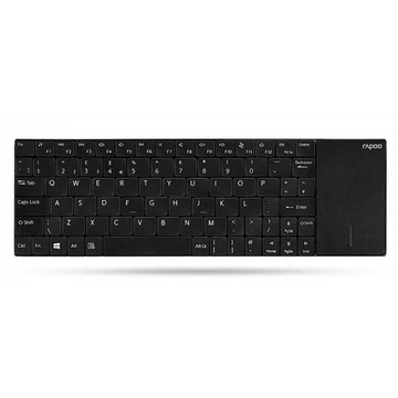 Rapoo E2710 vezeték nélküli billentyűzet touchpad - fekete (157233)