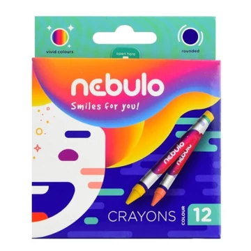 Nebulo: Színes zsírkréta szett 12db-os