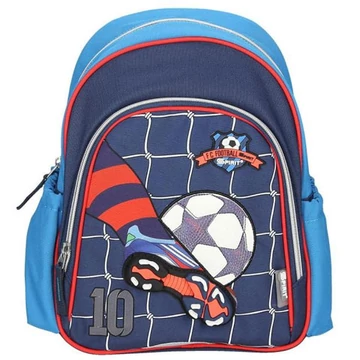 Spirit: Football no.10 lekerekített iskolatáska, hátizsák 24x13x31cm