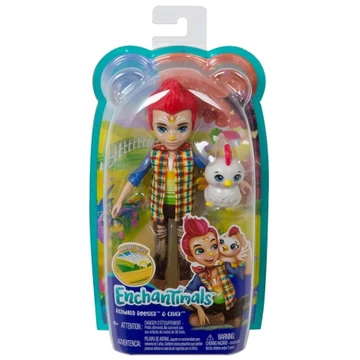 Enchantimals Edward Rooster figura és Cluck kakas állatfigura - Mattel