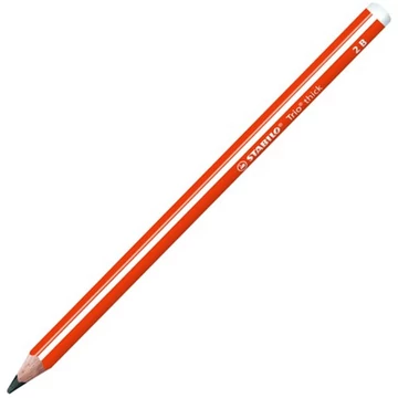 Stabilo: Trio Thick háromszögletű grafit ceruza narancssárga színben 2B