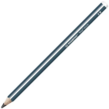 Stabilo: Trio Thick háromszögletű grafit ceruza olajzöld színben 2B
