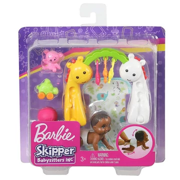 Barbie: Bébiszitter játékszett játékokkal - Mattel