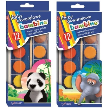 Bambino: Vízfesték szett 12 színnel