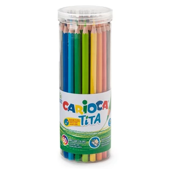 Tita színes ceruza 50 db-os szett tároló dobozban - Carioca