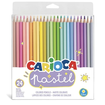 Pastel színes ceruza 24db-os szett - Carioca