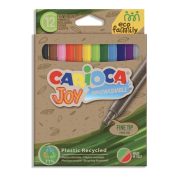 Eco Family Joy 12db-os színes filctoll szett - Carioca