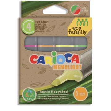 Eco Family Memolight 4db-os színes szövegkiemelő szett - Carioca