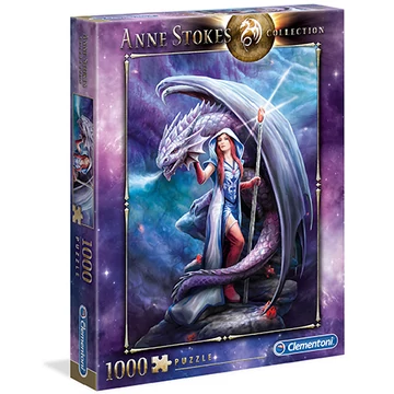 Anne Stocks: Sárkánymágus 1000db-os puzzle - Clementoni