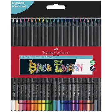 Faber-Castell: Black Edition színes ceruza szett 24db-os