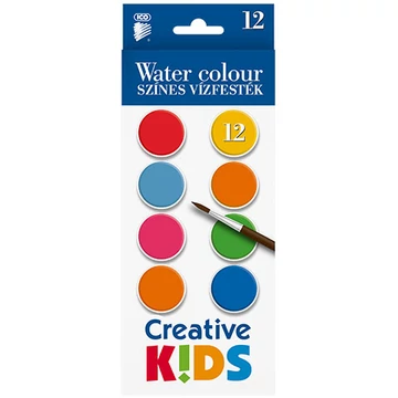ICO: Creative Kids vízfesték 12db-os 28mm