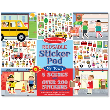 A város újrahasználható matrica szett - Melissa & Doug