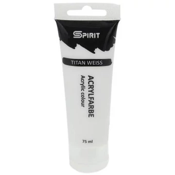 Spirit: Fehér akrilfesték 75ml-es