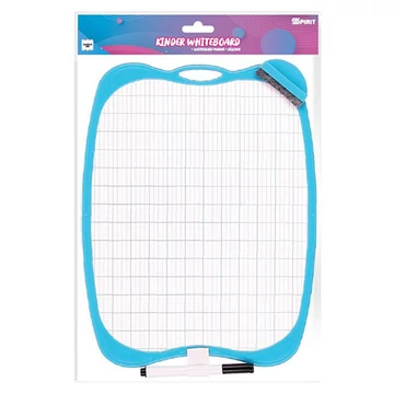 Spirit: WhiteBoard kétoldalas rajztábla szivaccsal és filctollal többféle színben 1db