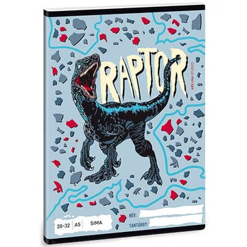 Ars Una: Raptor sima füzet A/5 20-32