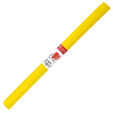 ICO: Süni krepp papír sárga színben 200x50cm