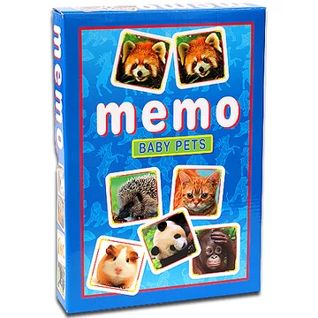 Állatkölykök memóriajáték