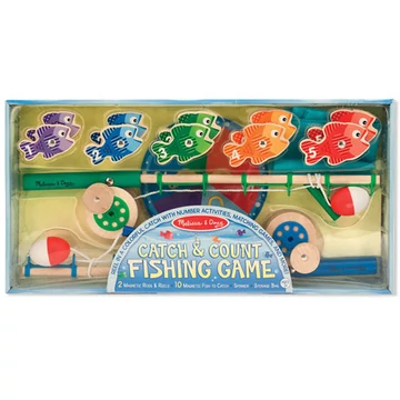 Mágneses-számos horgászat fa készségfejlesztő - Melissa & Doug