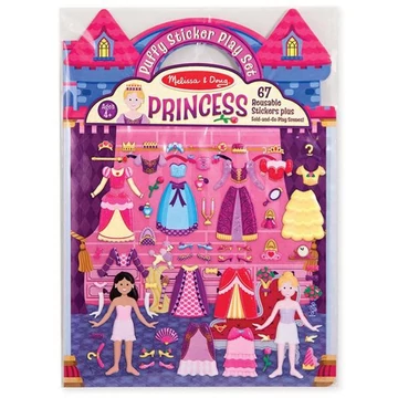 Hercegnő pufi matrica készlet - Melissa & Doug