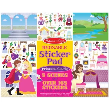 A hercegnő kastélya újrahasználható matrica szett - Melissa & Doug