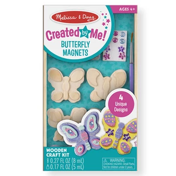 Pillangók fa hűtőmágnes készítő - Melissa & Doug