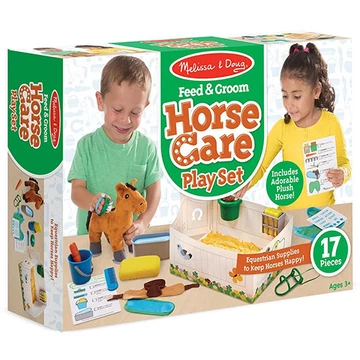 Lóápoló játékszett plüss lóval - Melissa & Doug