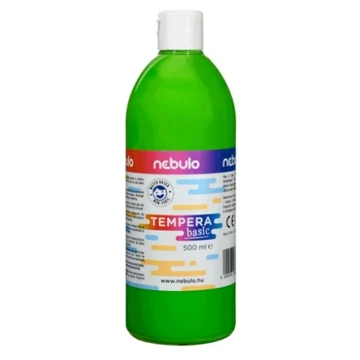 Nebulo: Világoszöld folyékony 500ml-es tempera palackban