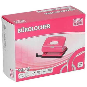 Spirit: Neon pink fém lyukasztó kétlyukú MP20