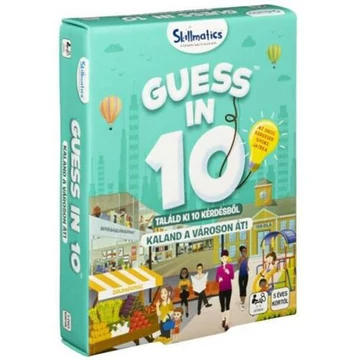 Guess in 10 - Találd ki 10 kérdésből, kaland a városon át oktató játék - Spin Master