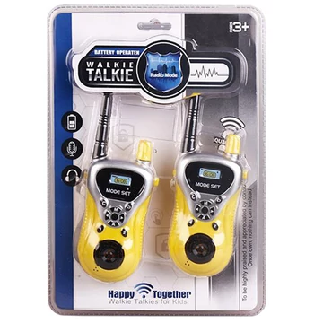 Walkie-Talkie sárga színben 2db-os szett
