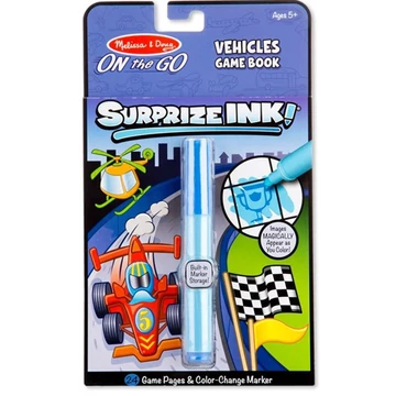 Járművek úti színezőfüzet varázstollal- Melissa&Doug