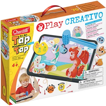 Quercetti: Play Creativo Tap Tap állatos kreatív játék