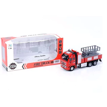 Emelőkosaras tűzoltóautó fénnyel 1/38