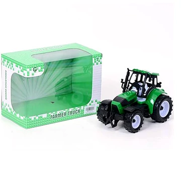 Farm traktor zöld színben