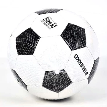 Fekete-fehér focilabda 23 cm