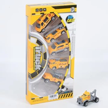 Truck Team: Építőipari kisautók 6db-os szett 1/64-es