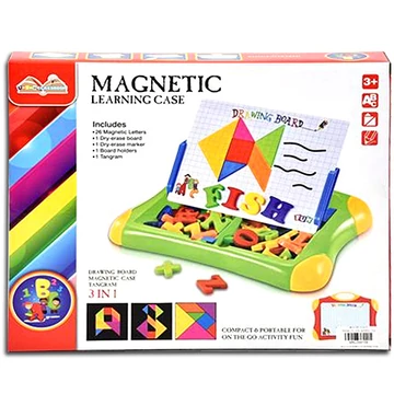 Mágneses rajztábla szett betűkkel 30cm