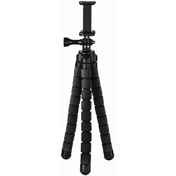 Hama Gopro/smartphone Flex 26cm midi állvány, fekete (4613)