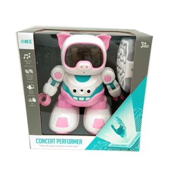 Távirányítós táncoló robot malac hanggal 20cm