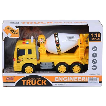 Mixer betonkeverő teherautó 1:18-as méretarányban fény és hang effektekkel